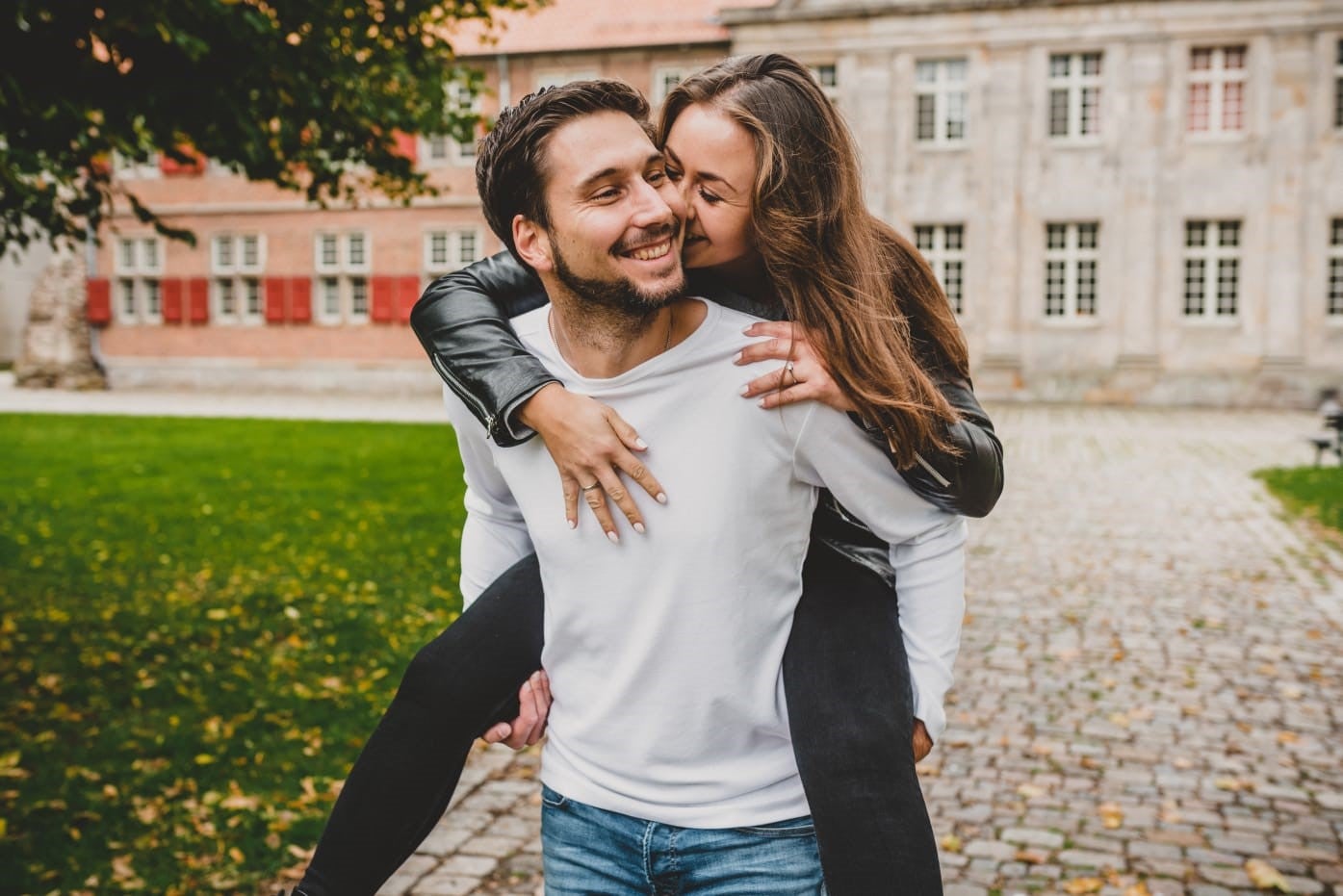 Jens mit seiner Freundin Ina