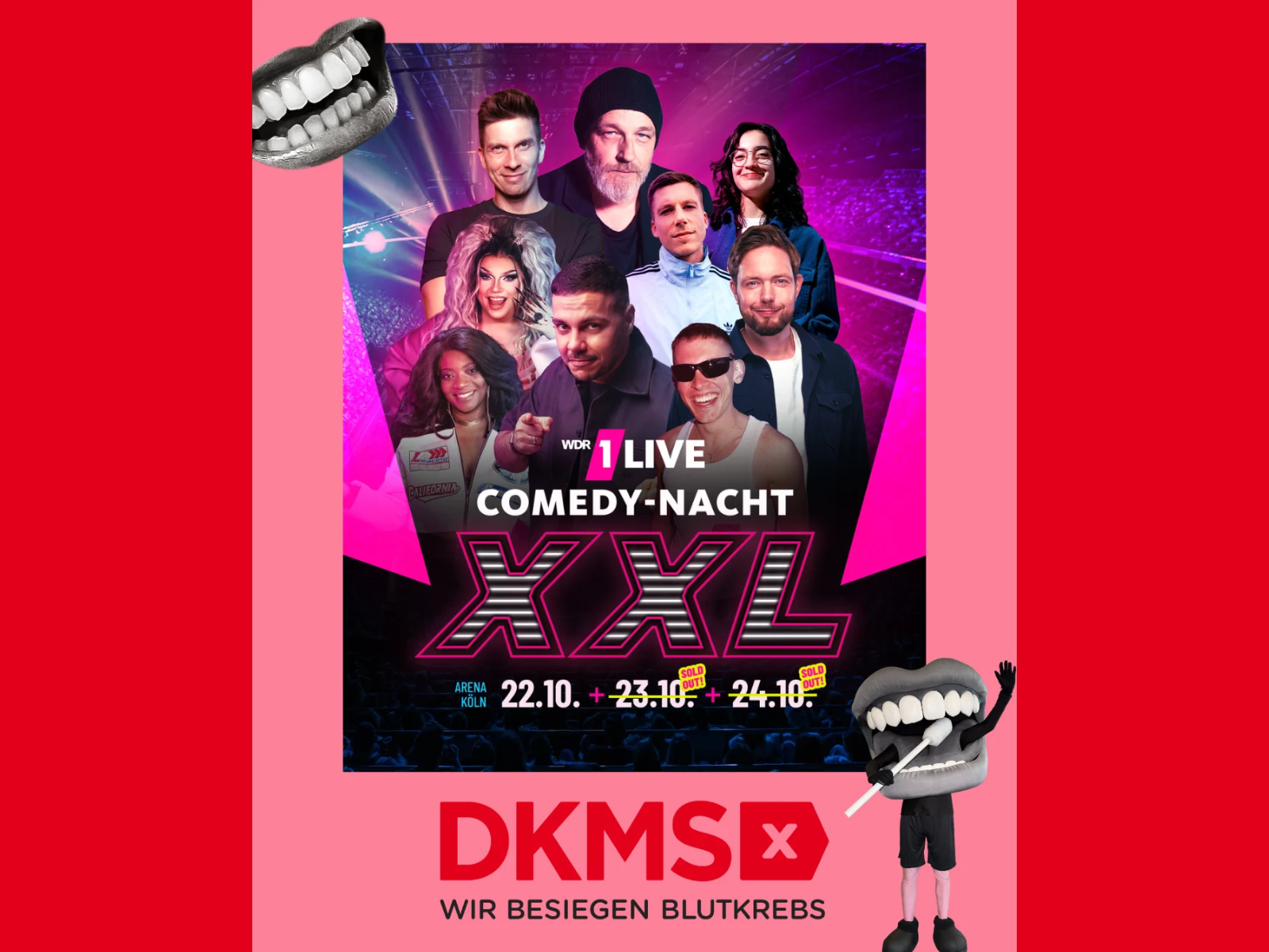 Plakat der 1 Live Comedy Nacht XXL
