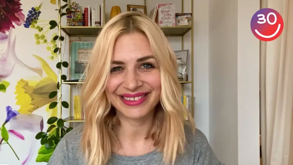 Foto einer jungen Frau