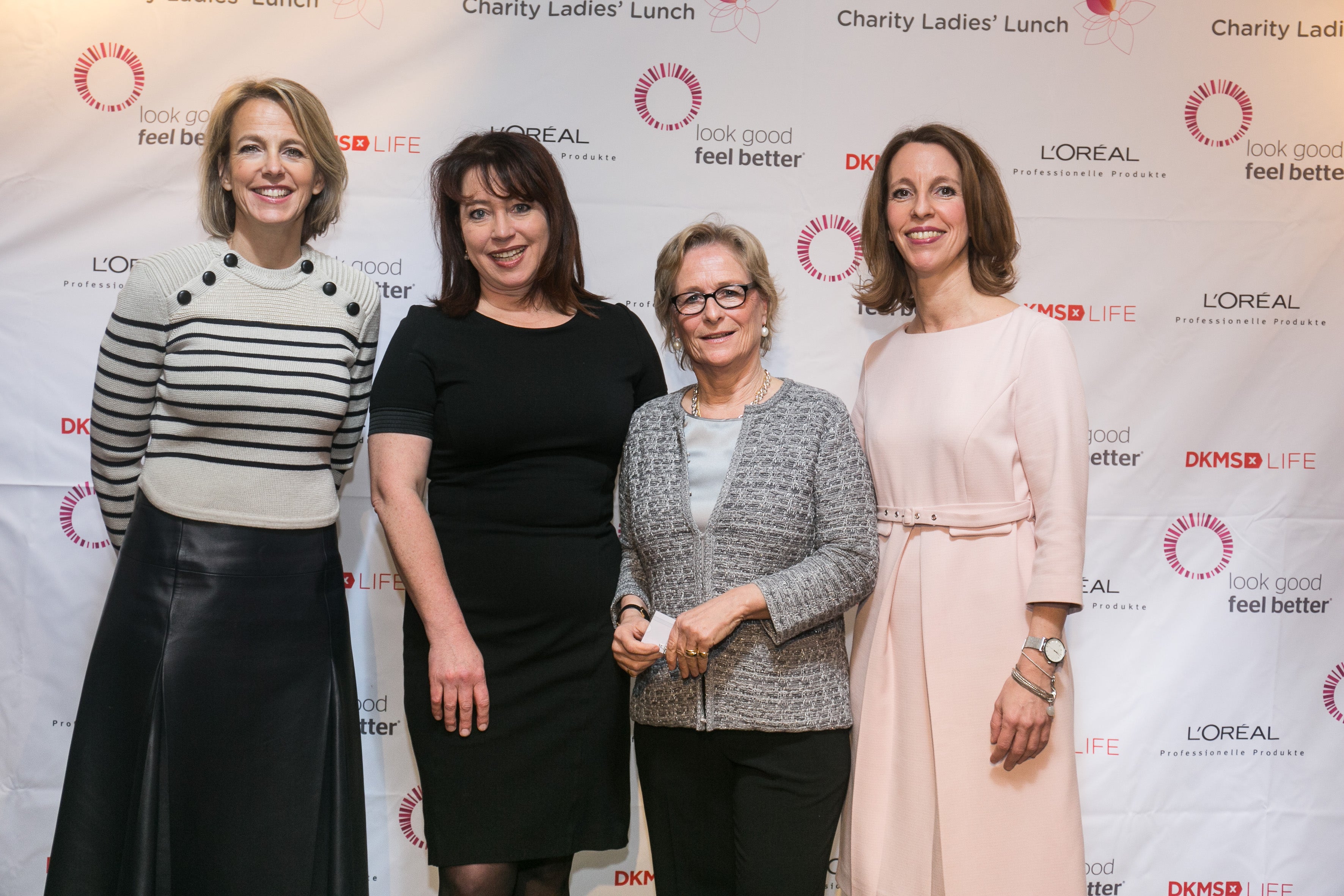 v.l. Julia Jäkel (Gruner + Jahr), Ruth Neri, Marina Ruperti, Eva Podlich (L’Oréal)