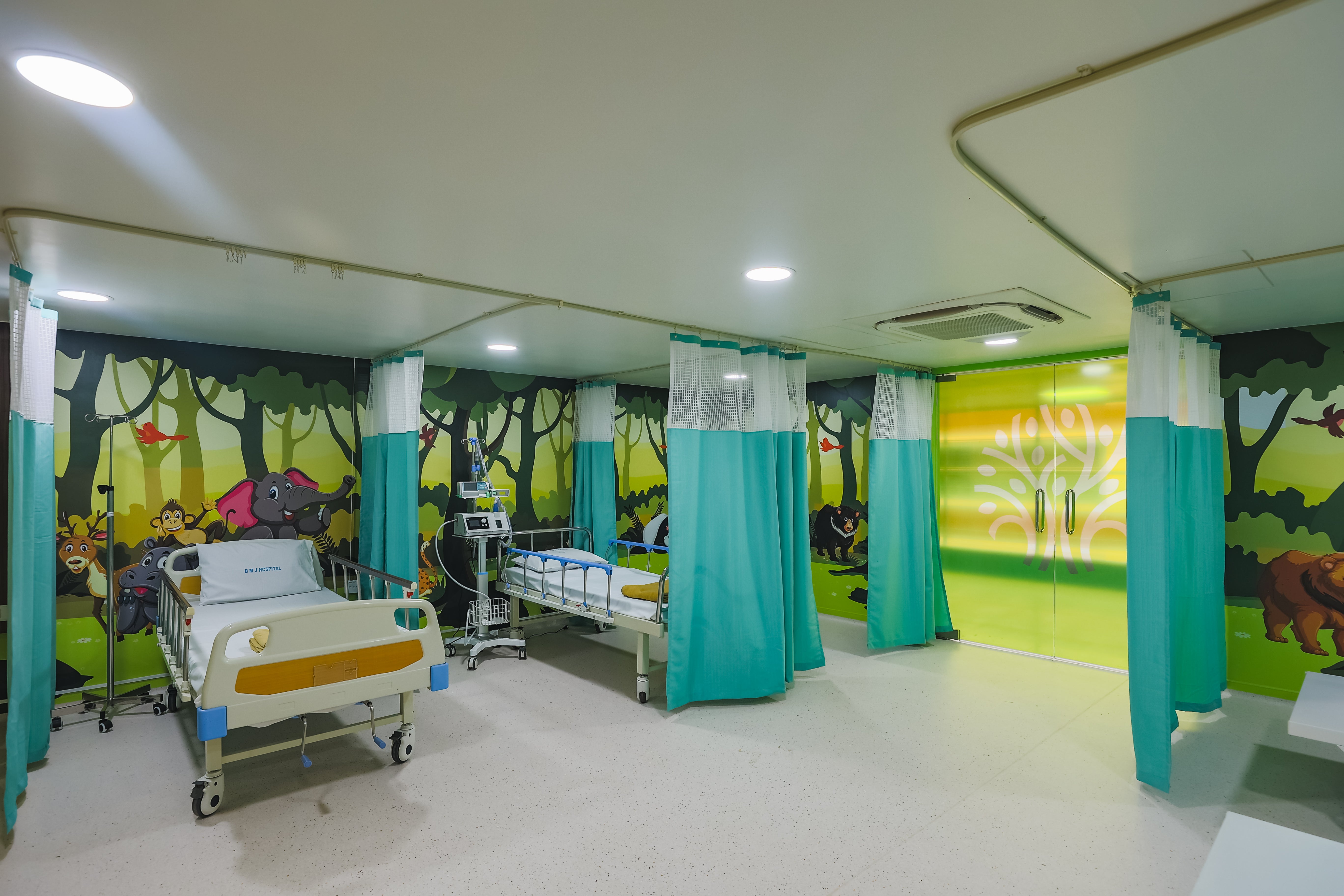 Foto eines Krankenhausraums