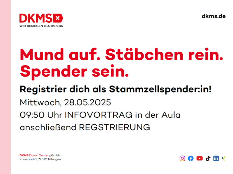 Ein weißer Hintergrund mit rotem und schwarzem Text