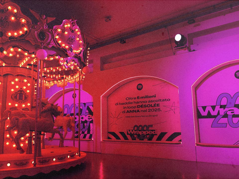 Benvenuti a Wrapped Park: Spotify e Dentsu Creative trasformano gli ascolti 2025 in un parco divertimenti