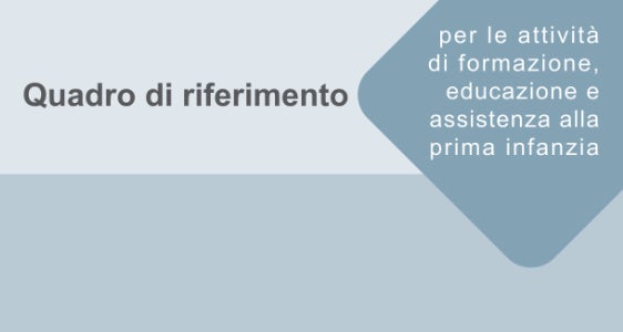Quadro di riferimento per le attività di formazione, educazione e assistenza alla prima infanzia