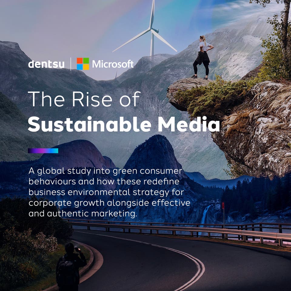  A new dentsu & Microsoft study reveals that consumers will start to boycott brands that do not act for climate change