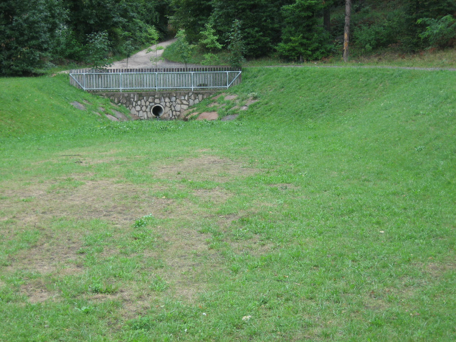 Beckenversickerung in Oberplanitzing, Kaltern
