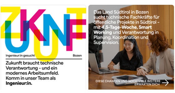 [Externer Link] Du willst Südtirols Zukunft technisch mitgestalten?