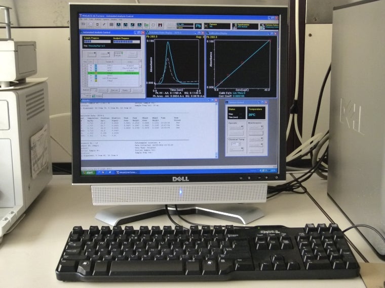 Flüssigchromatografie - Massenspektrometer (Foto: Landesagentur für Umwelt, A. Veneri, 2016)