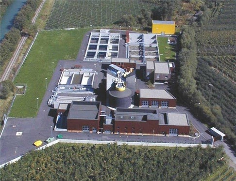 Die Kläranlage Mittelvinschgau (Foto: Landesagentur für Umwelt)