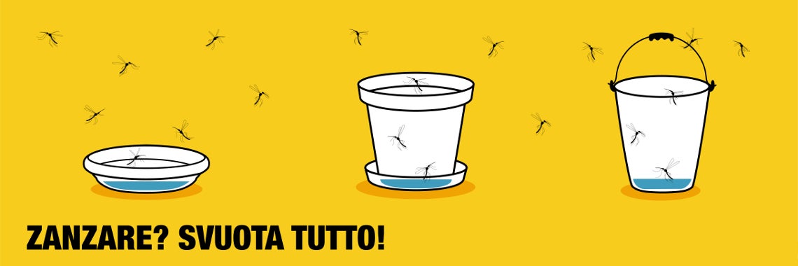 “Zanzare? Svuota tutto! - Insieme contro la zanzara tigre” è lo slogan della campagna di prevenzione (Foto: Agenzia provinciale per l'ambiente e la tutela del clima/FrabiatoFilm)
