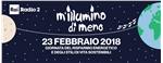 Banner der XIV Ausgabe der Radiokampagne „M'illumino di meno"