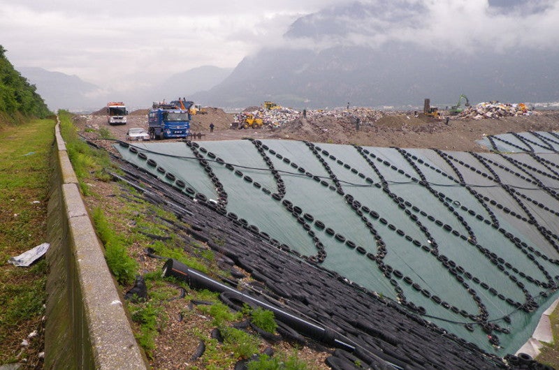 Abfalldeponie Pfatten (Foto: Landesagentur für Umwelt und Klimaschutz)
