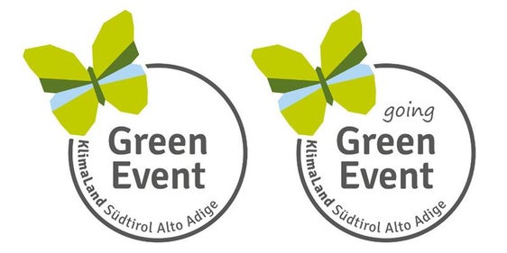 Logo GreenEvent e going GreenEvent (Fonte: Agenzia provinciale per l'ambiente e la tutela del clima)