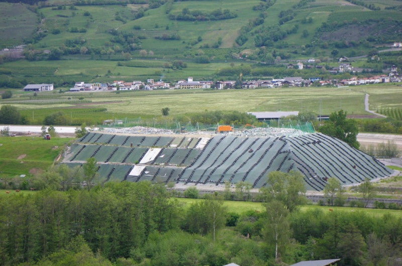 Abfalldeponie Glurns (Foto: Landesagentur für Umwelt und Klimaschutz)