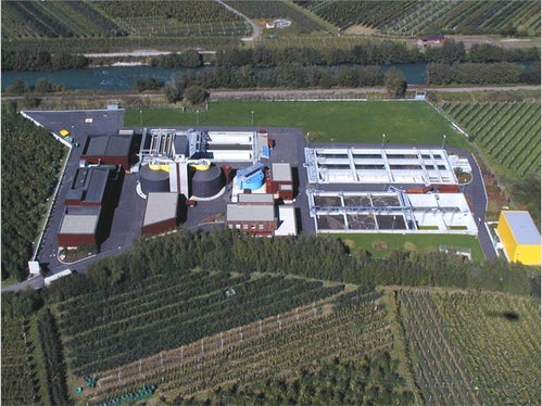 Die Kläranlage Mittelvinschgau, Tschars-Kastelbell (Foto: Landesagentur für Umwelt und Klimaschutz)