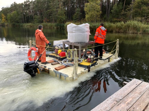 Nährstofffixierung (Foto: Landesagentur für Umwelt und Klimaschutz)