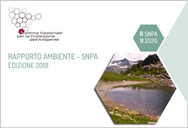 La copertina del Rapporto Ambiente SNPA - edizione 2019 (Fonte: ISPRA)