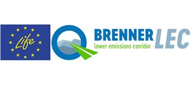 Logo del progetto UE BrennerLEC e del programma Life