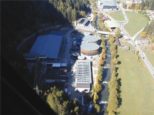 Die Kläranlage Pontives (Foto: Landesagentur für Umwelt)