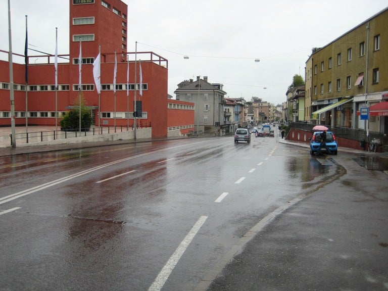 Beispiel befestigte Fläche (Foto: Landesagentur für Umwelt und Klimaschutz)