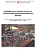 Ammodernamento delle infrastrutture di trasmissione e dispacciamento dell’energia elettrica
