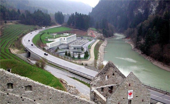 Die Kläranlage Unteres Pustertal (Foto: Landesagentur für Umwelt)