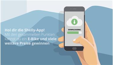 Mitmachen, Shelly-App herunterladen und gewinnen!