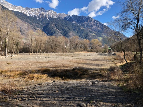 Temporäre Aufschüttung des Rablander Weihers (Foto: Landesagentur für Umwelt und Klimschutz)