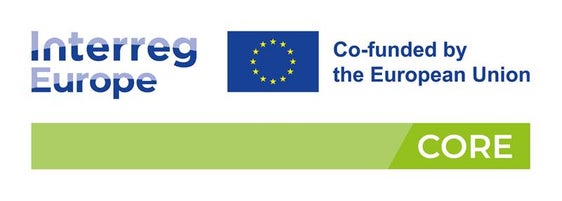 Logo des CORE-Projekts (Quelle: https://www.interregeurope.eu/core-0)
