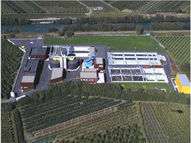 Die Kläranlage Mittelvinschgau, Tschars-Kastelbell (Foto: Landesagentur für Umwelt und Klimaschutz)