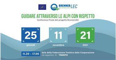 Locandina dell'evento (Fonte: https://brennerlec.life/it/home)