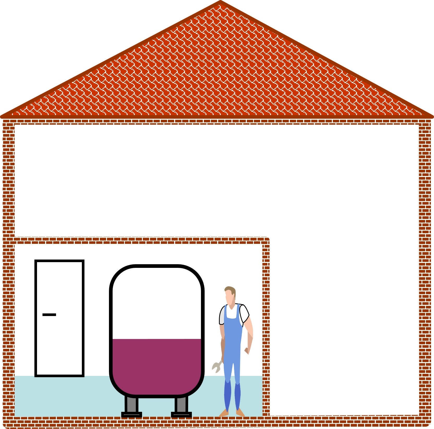 Behälter in eigene Raum (Quelle: Landesagentur für Umwelt und Klimaschutz)