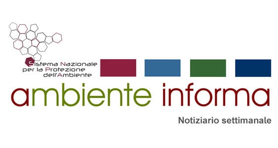 Logo della newsletter settimanale Ambiente informa (Fonte: SNPA)