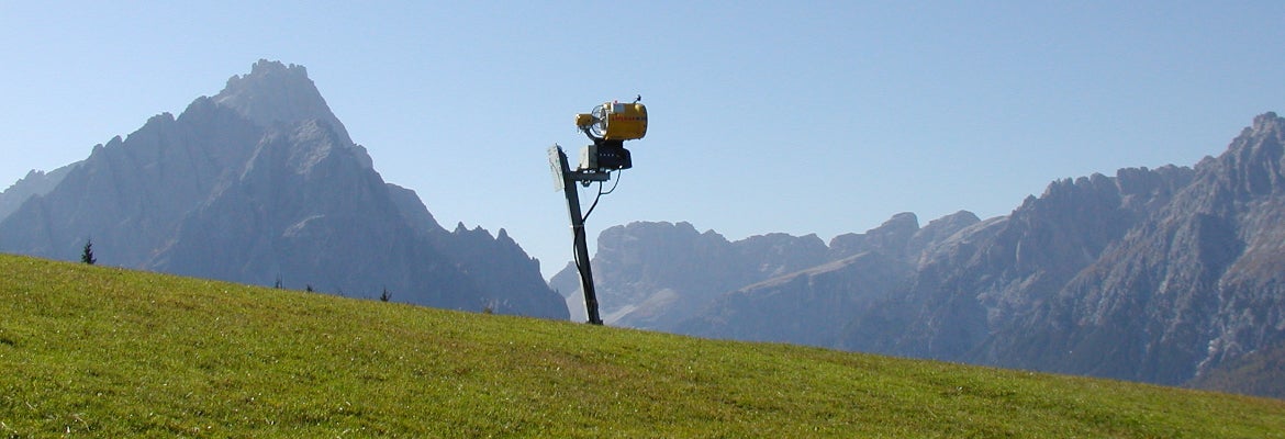 Beschneiungsanlage (Foto: Landesagentur für Umwelt und Klimaschutz)
