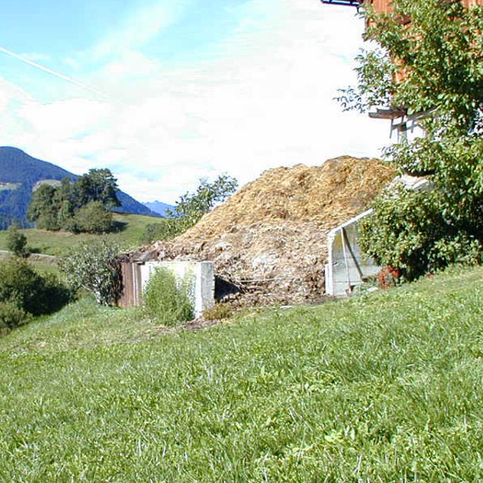 Mistlege zu voll (Foto: Landesagentur für Umwelt und Klimaschutz)