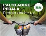 Manifesto dell'iniziativa Alto Adige pedala (Fonte: Green Mobility in seno alla STA - Strutture Trasporto Alto Adige SpA)