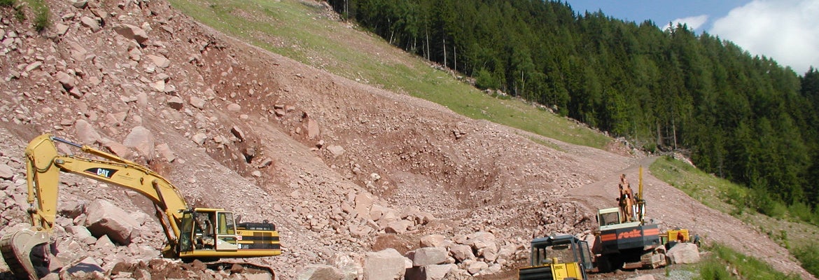 Baustelle Steinbruch (Foto: Landesagentur für Umwelt und Klimaschutz)