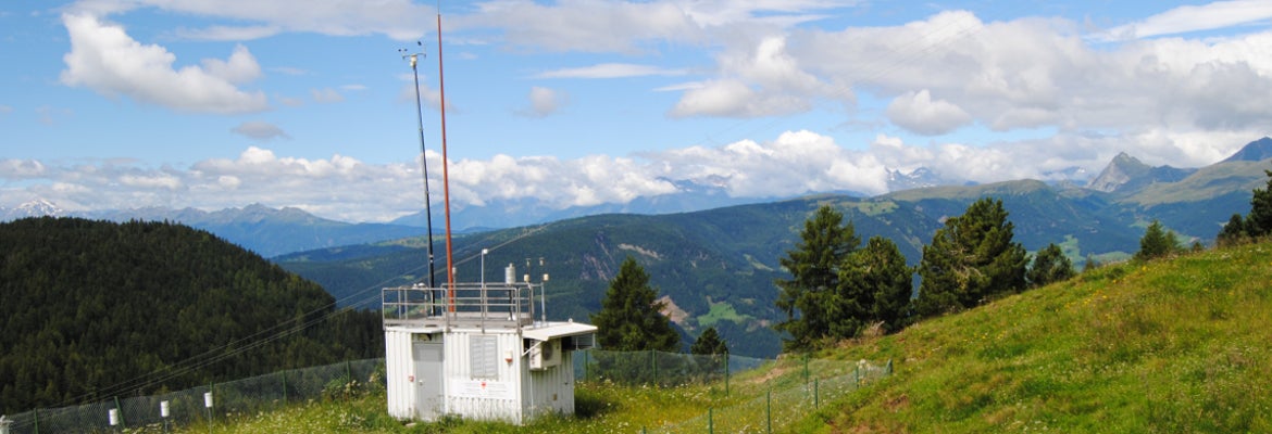 Ortsfeste Messstation, Rittner Horn (Foto: Landesagentur für Umwelt und Klimaschutz, Günther Kerschbaumer)