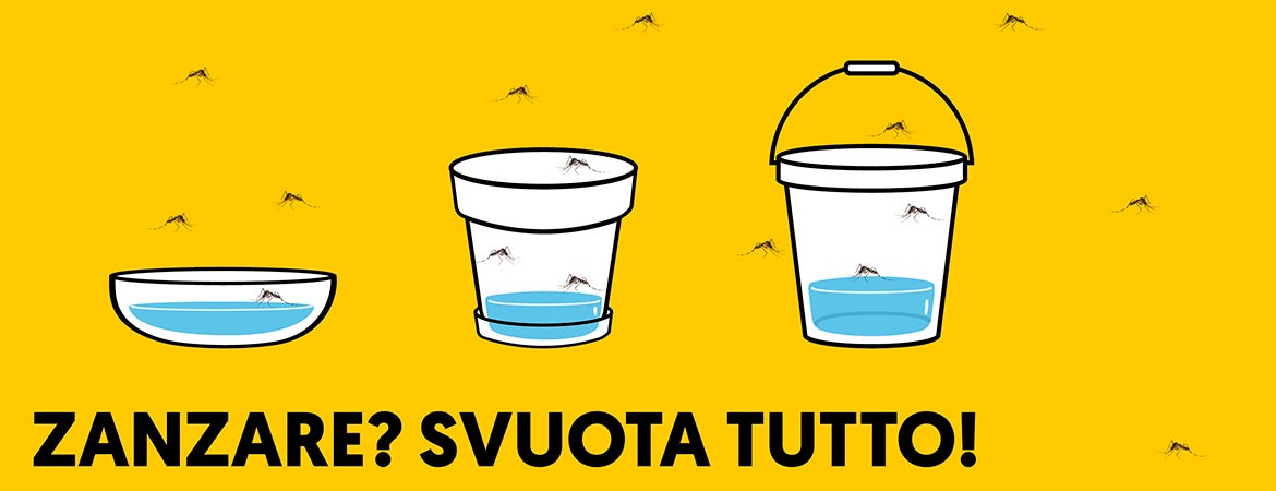 Zanzare? Svuota tutto! - Insieme contro la zanzara tigre è lo slogan della campagna di prevenzione (© Agenzia provinciale per l'ambiente e la tutela del clima/Frabiatofilm)