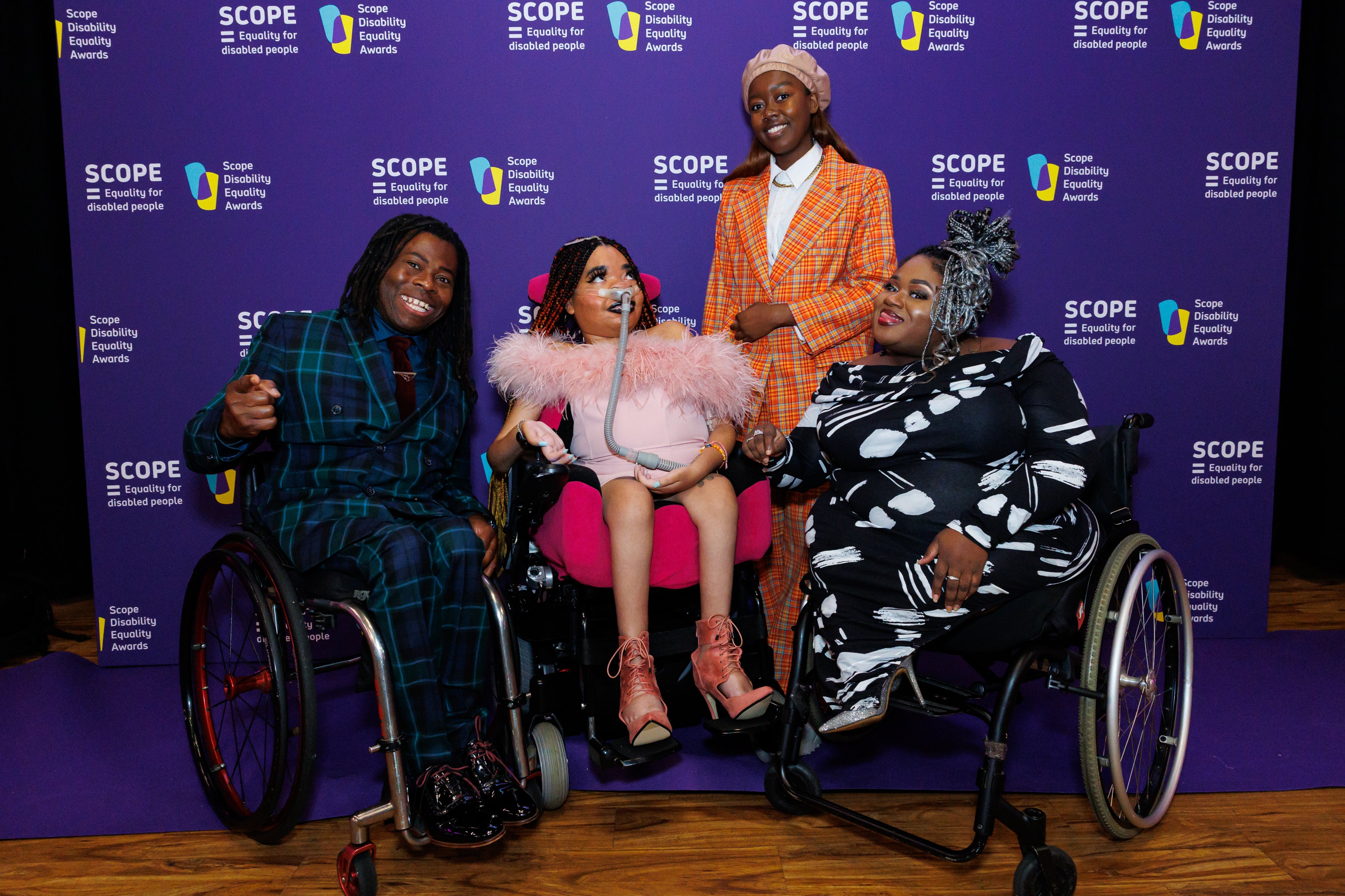 A group of people posing for a photo