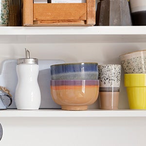 Vase and cushions