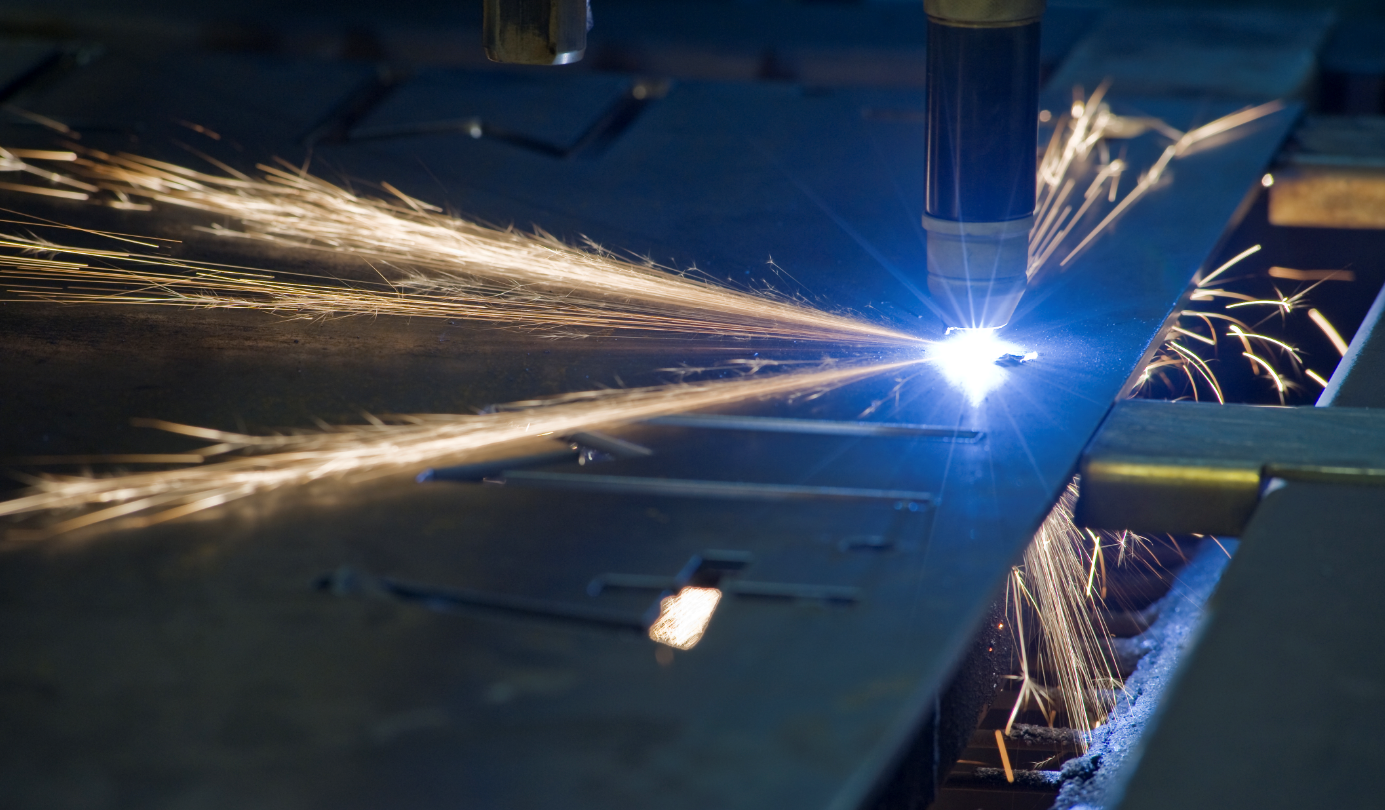 Schweißübung in der Metallwerkstatt