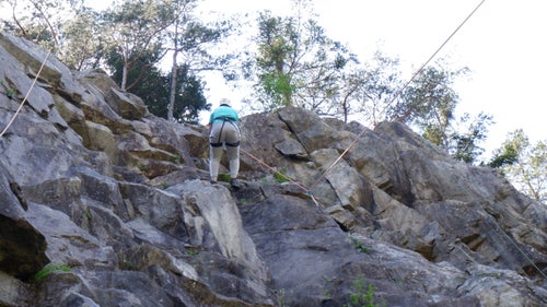 Klettern statt Schule! 