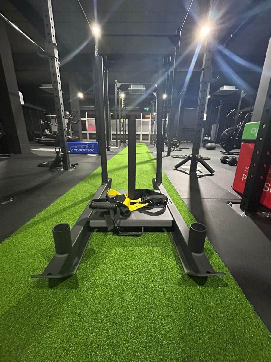 The gym equipment at Hybrid 