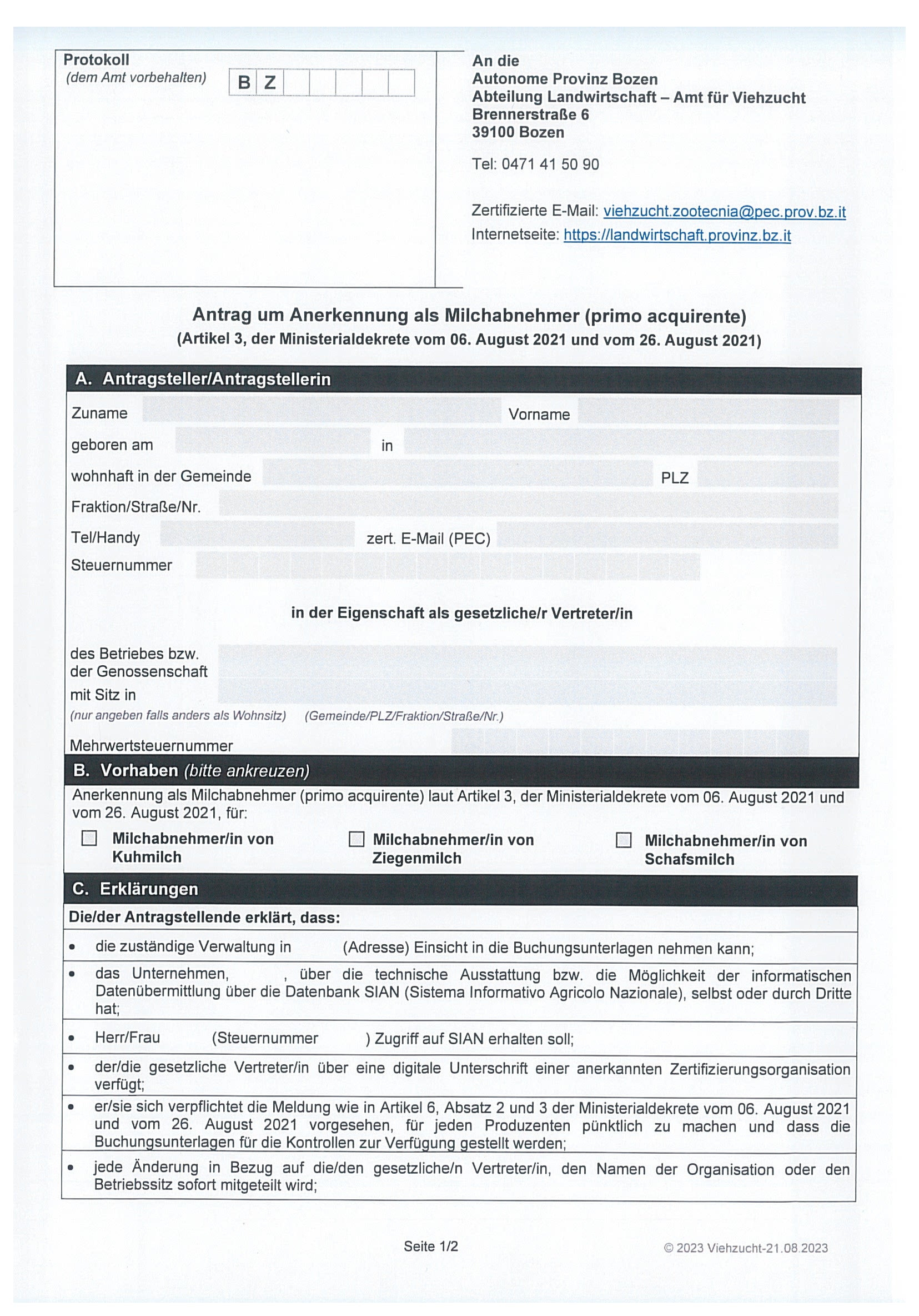 Primo acquirente_richiesta riconoscimento