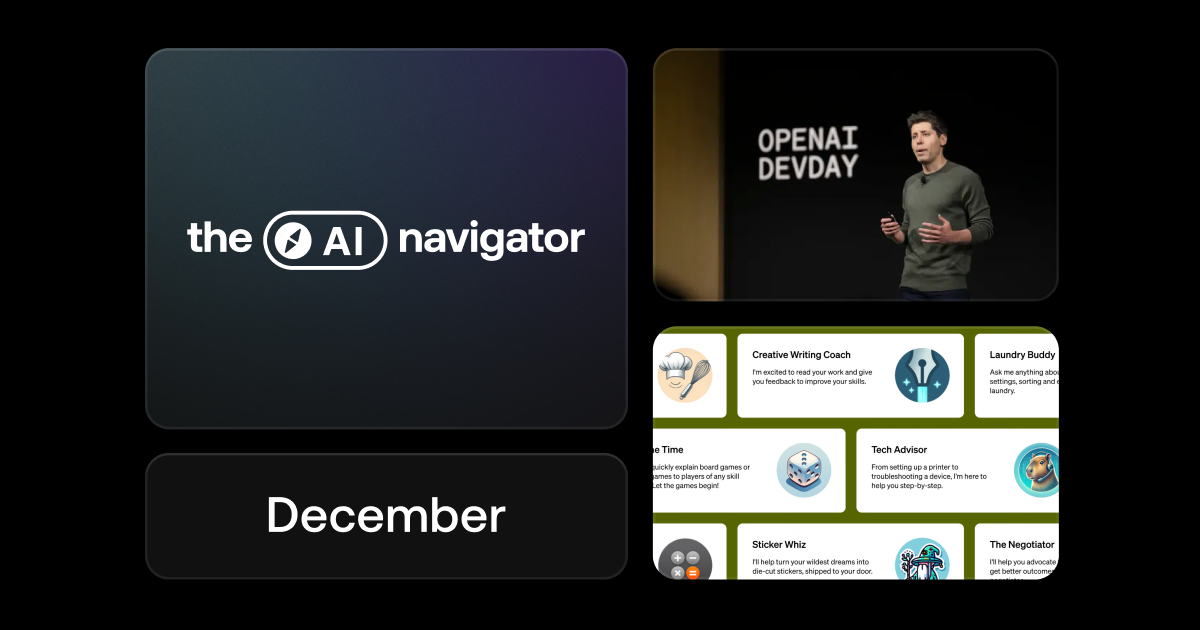 The AI Navigator - December - Reversed Digital