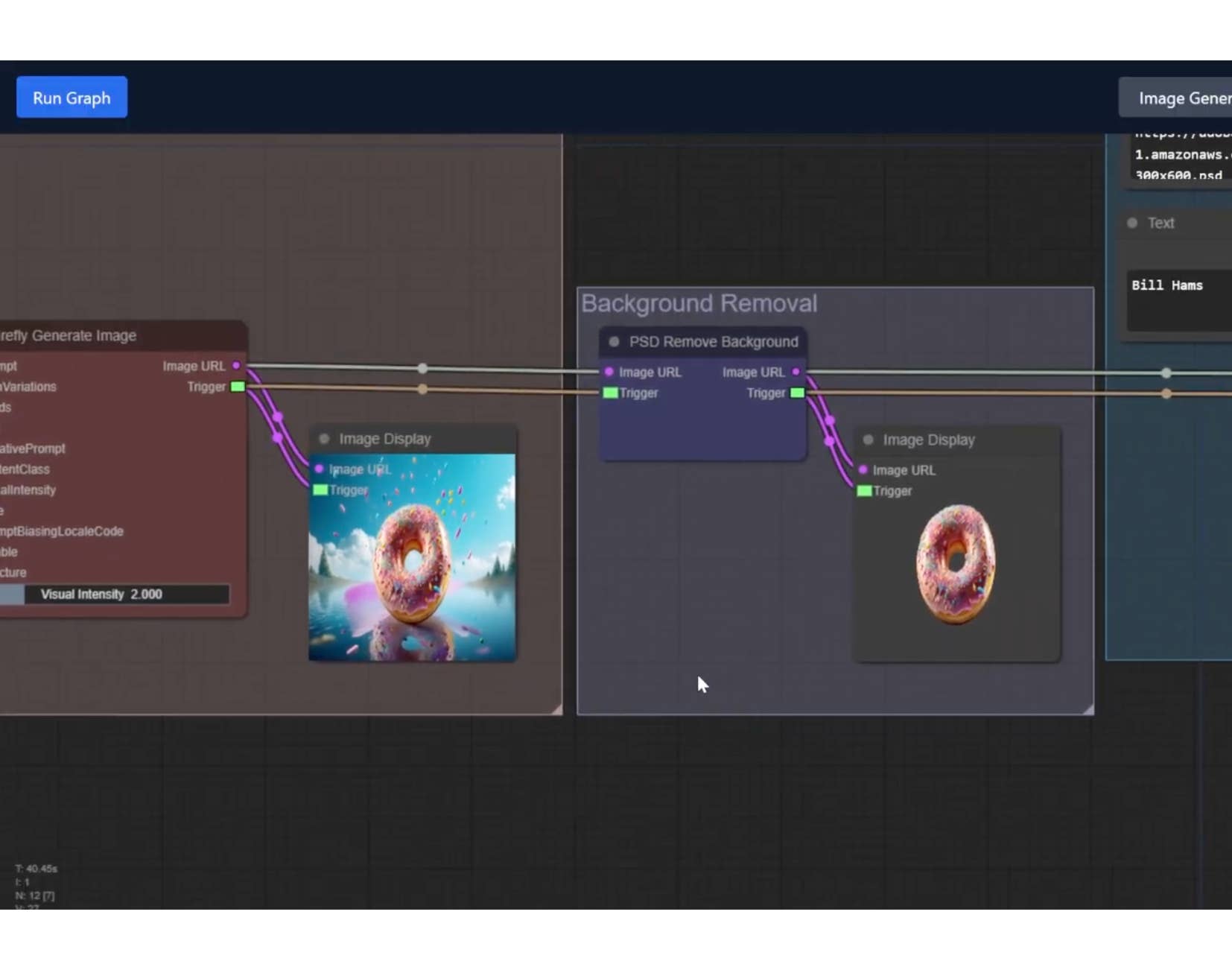 Generating some delicious doughnut ads in Sparky