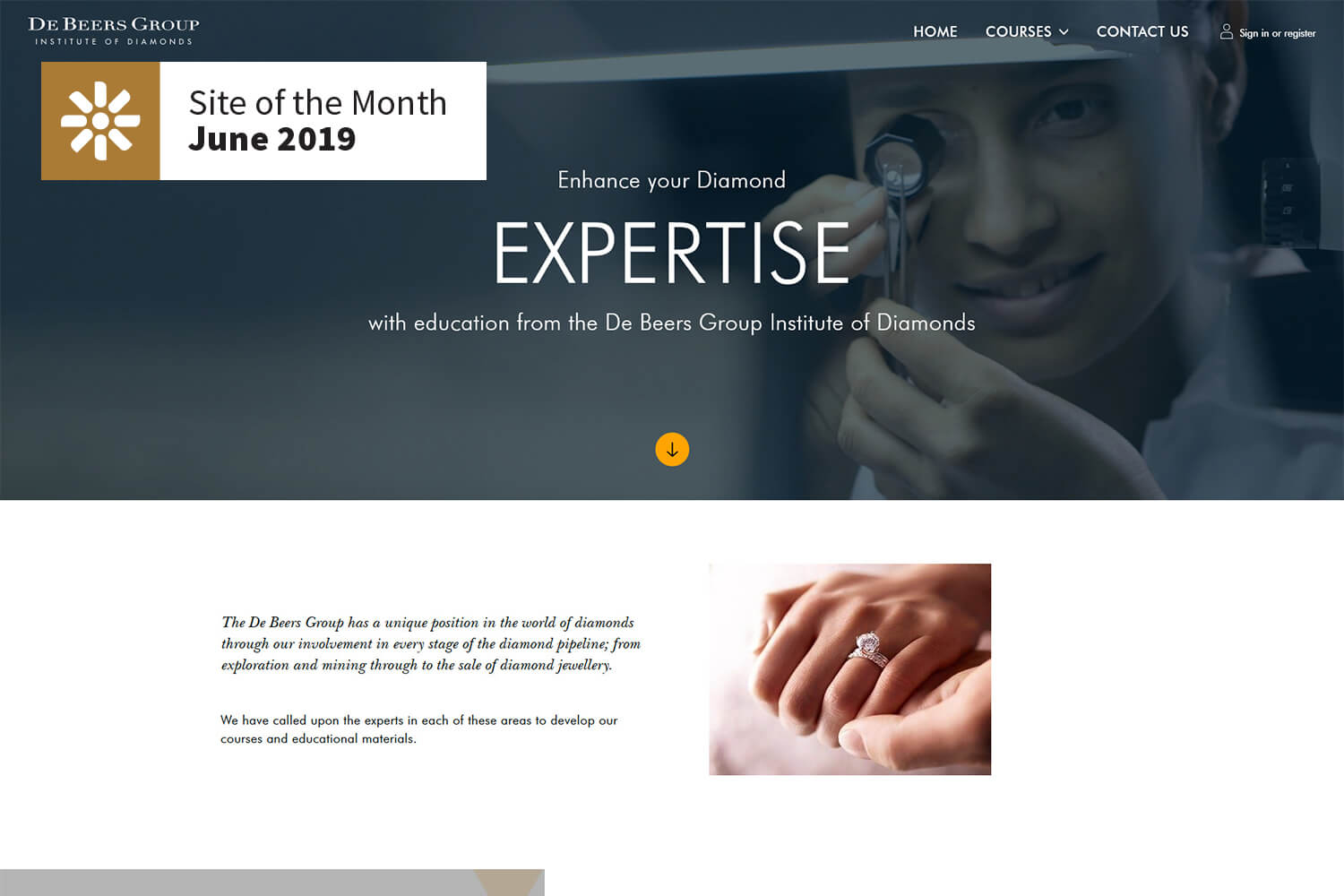 De Beers Group homepage