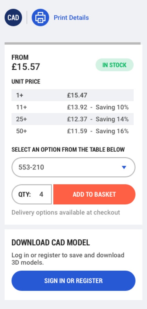 WDS pricing design