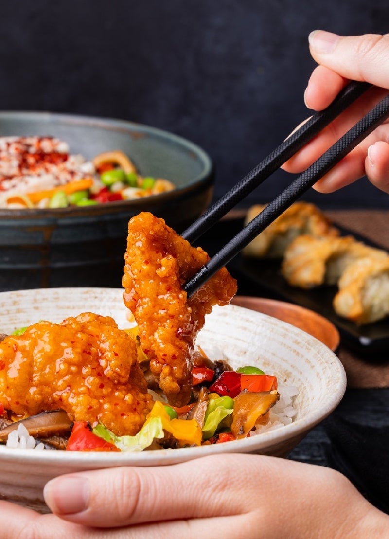 Taiko Food and Chop Sticks